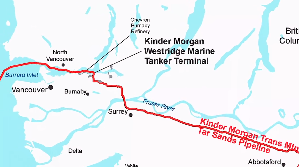 The end of Kinder Morgan’s Pipeline – Taken from the Wilderness Committee’s Video Save The Salish Sea