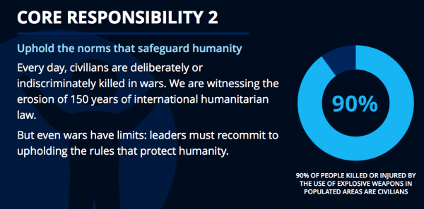 Core responsibility 2: 2016 World Humanitarian Summit (sgreport/worldhumanitariasummit.org)
